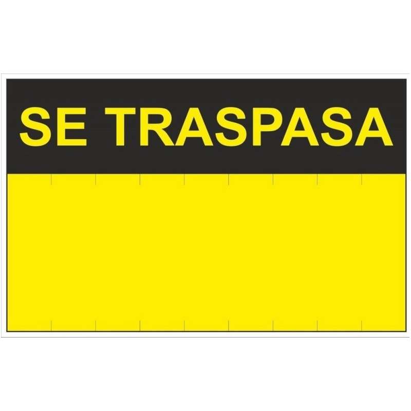 Señal RD50402 "Se Traspasa" 350x450 NORMALUZ