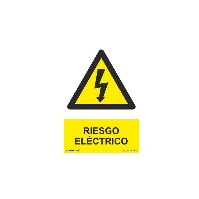 Señal RD35607 "Riesgo Eléctrico" Adhesivo NORMALUZ