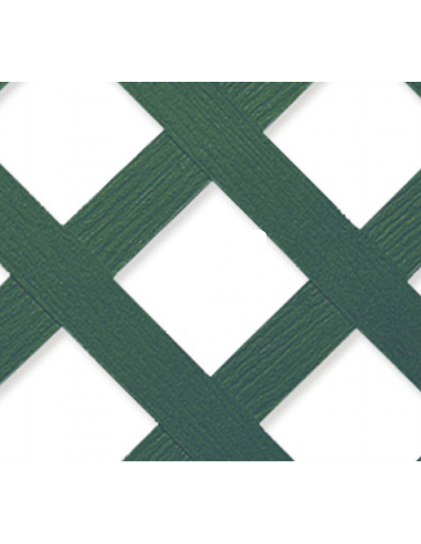 Celosía PVC Classic 1x2 64mm Verde