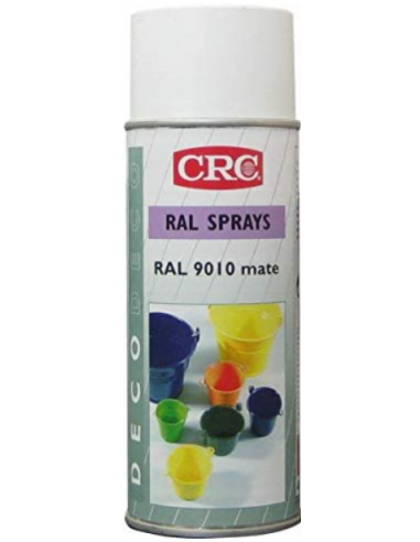 Pintura Spray RAL 9010 Blanco Mate 400ml 31066 CRC