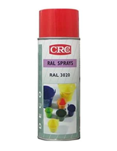 Pintura Spray RAL 3020 Rojo Rubí 400ml 32153 CRC
