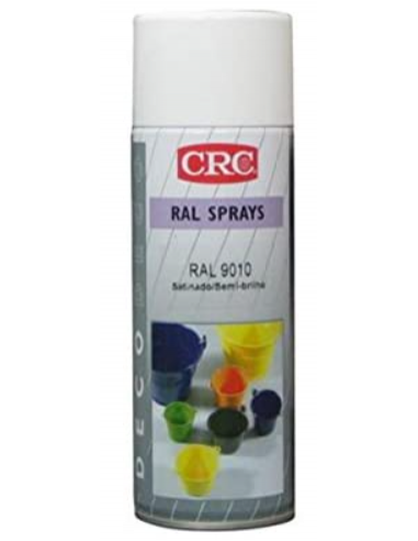 Pintura Spray RAL 9010 Blanco Brillo 400ml 31064 CRC