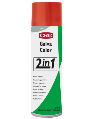 Pintura Spray Rojo Galvanizado RAL 3000 500ml 20566 CRC