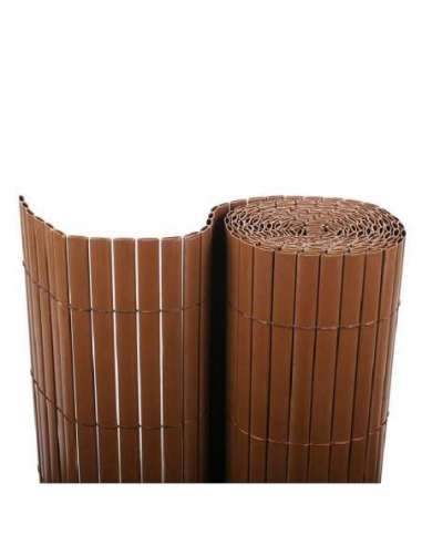 CAÑIZO PVC DOBLE CARA BONERVA 1X3M COLOR CHOCOLATE (ROLLO)