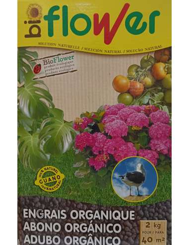 Abono Orgánico Bioflower Grano 2´5 Kg  FLOWER