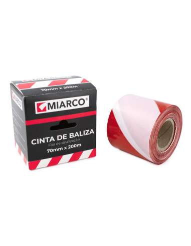 Cinta Baliza Rojo/Blanco 70mm 5804 MIARCO