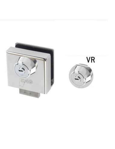 Cerradura Puerta Cristal VR Inox AACC5001 SAG
