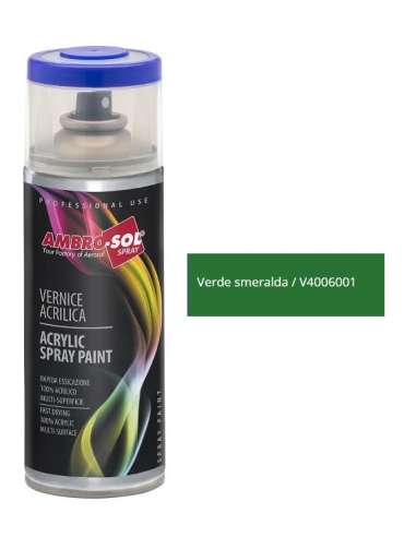 Esmalte Acrílico Spray Verde Esmeralda 400ml AMBRO SOL