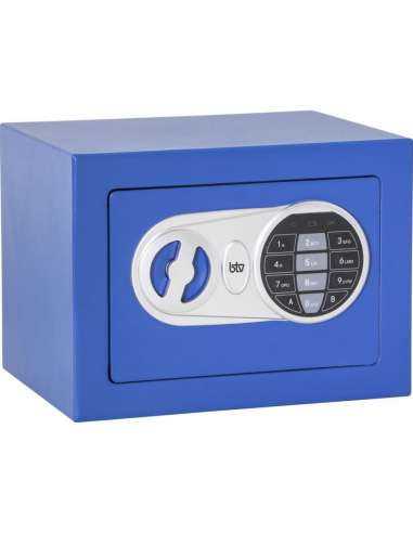 Caja Fuerte Sobreponer Electrónica Minibank Azul 11133 BTV