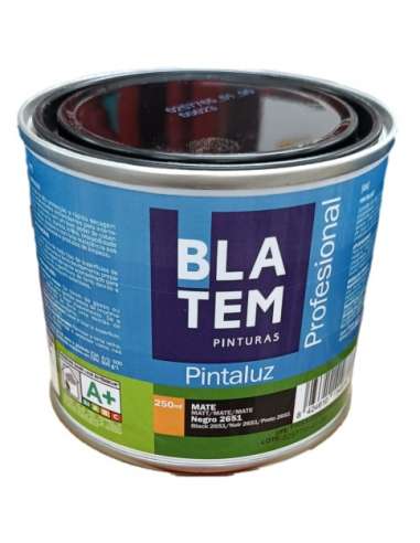 Esmalte Antioxidante Pintaluz Negro Mate 250ml BLATEM