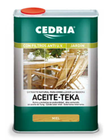 Aceite de Teka Miel 750ml CEDRIÁ
