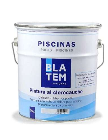 Pintura Clorocaucho Piscina Blanca 5 Kg BLATEM