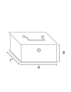 Caja Caudales Vintage Azul 240x100x185 01230 JOMA 2