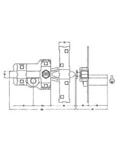 Cerrojo 303/L 115 Derecha FAC 2