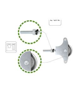 Polea Tendedero Metal 3 M6x40 AMIG 2