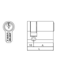 Bombillo 52003010N Leva corta TESA 2