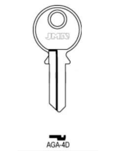 AGA 4D Llave Acero JMA