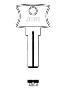 ABC 6 Llave Alpaca Seguridad Puntos JMA