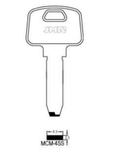 MCM 4SS Llave Alpaca Seguridad Puntos JMA
