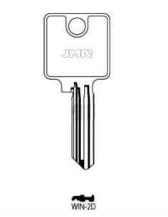 WIN 2D Llave Alpaca Seguridad Puntos JMA