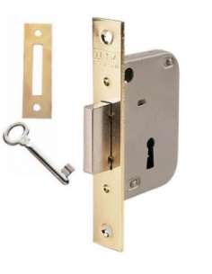 Cerradura Embutir Madera 2003 40 H. Latonado TESA