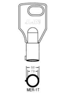 MER 1T Llave Acero JMA