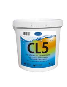 Cloro Tabletas 5 Acciones CL5 TAMAR
