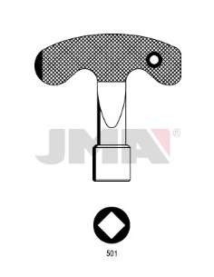 501 7 Llave Cierre Cuadrada Metal AGA
