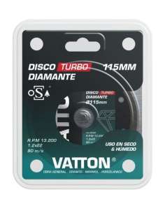 Disco Diamante Turbo 115mm VATTON 2