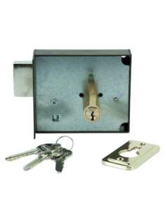 Cerradura Sobreponer 124 100 Perfil Europeo Izquierda ILARGI 2