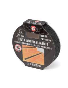 Cinta Antideslizante Adhesiva Negra 50mmx5m CAN0550 TARGET