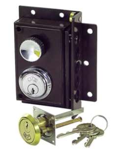 Cerradura Seguridad 243 Derecha Pintada JIS