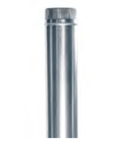 Tubo Estufa 175mm 0´8 Galvanizado Liso TG17508 EXOJO