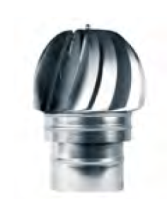 Sombrero Extractor 175mm Galvanizado EG175 EXOJO