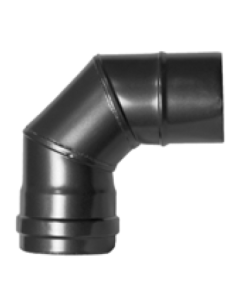 Codo para Pellet 80mm 90º Vitrificado EXOJO