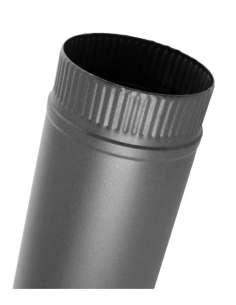 Tubo Estufa 200mm Vitrificado Negro Mate TVM200 EXOJO
