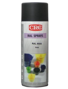 Pintura Spray Acrylic Negro Mate RAL 9005 400ml 31075 AA CRC 2