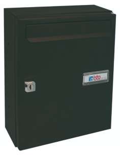 Buzón Horizontal VENUS Negro 14420 BTV