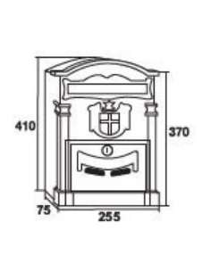 Buzón Exterior IMPERIAL Negro 02794 BTV 2