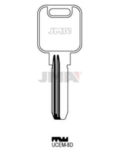 UCEM 8D Llave Latón Seguridad Puntos JMA