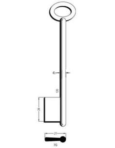 7 G Llave Gorja Latón y Otros JMA