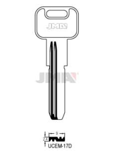 UCEM-17D Llave Latón Seguridad Puntos JMA