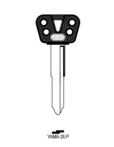 YAMA 26P Llave Acero Cabeza Plástico JMA