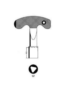 507 8´5 Llave Cierre Triangular Metal AGA