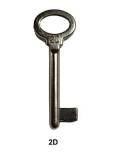 2D Llave Gorja Cerradura Tesa