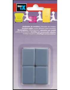 Deslizador Muebles Adhesivo 35x25mm 3513 7 (4 Unid.) INOFIX