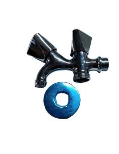 Grifo Lavavajillas Doble Toma 1/2-3/4-3/4" 6102 2