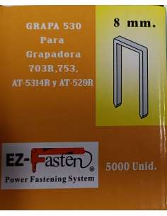 Grapas 530 8mm (5000 Unidades) COFER