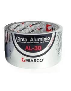 Cinta Aluminio Plata 50mmx10m 10665 MIARCO