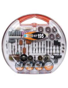 Juego Accesorios 195 Pzas. Multiherramientas PG195A PGA...